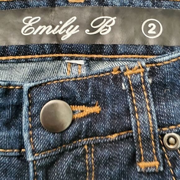 EMILY B Straight Leg Jeans Size 2 - Picture 3 of 4
